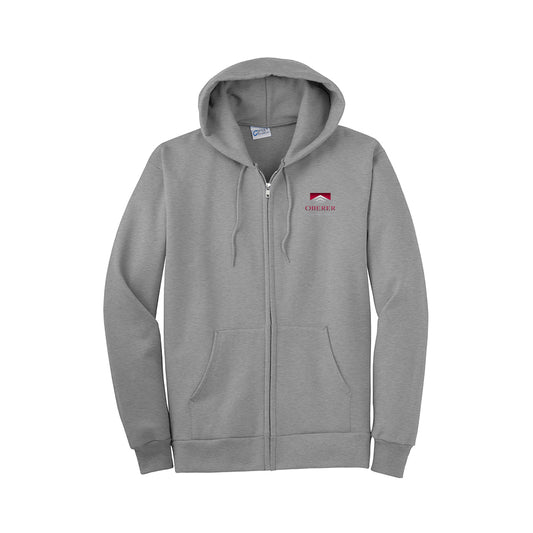 Port & Company Essential Fleece Full-Zip Hooded Sweatshirt