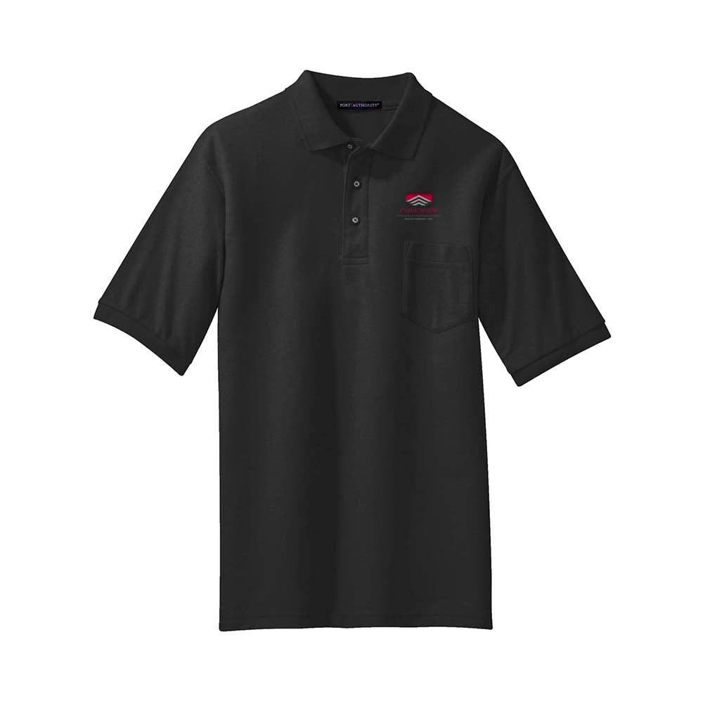 Port Authority Silk Touch Polo with Pocket