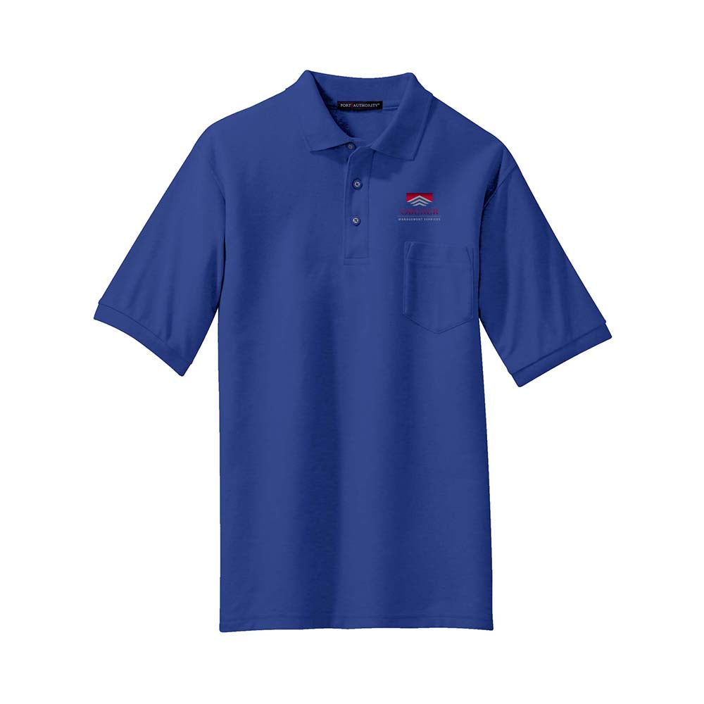 Port Authority Silk Touch Polo with Pocket