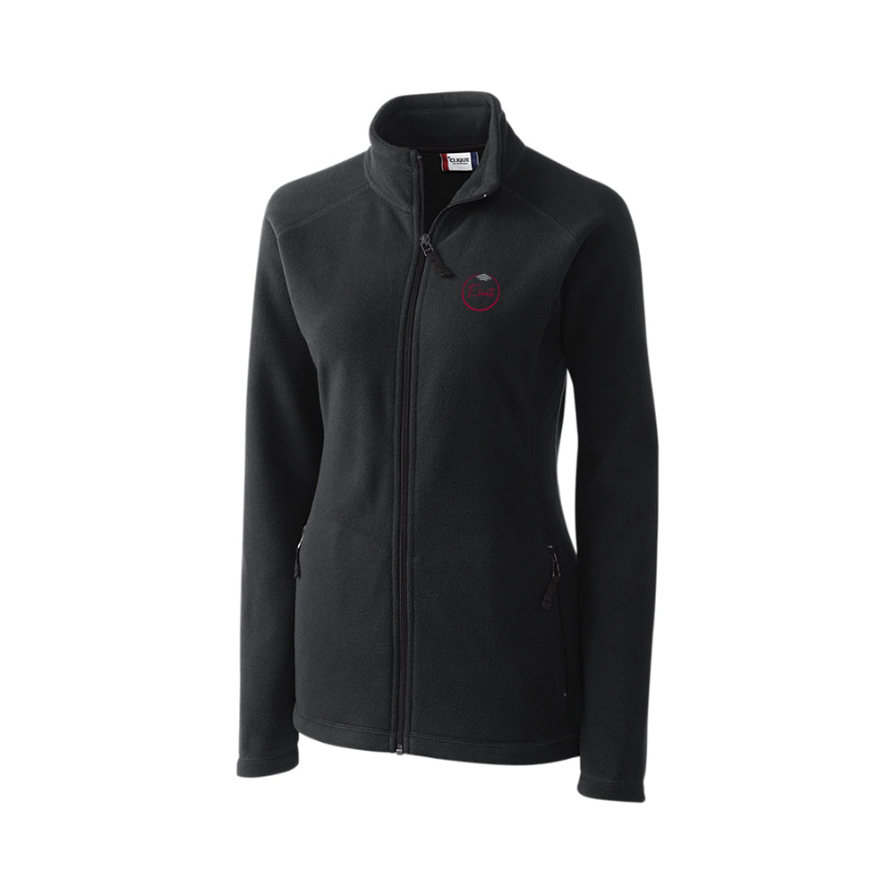 Clique Summit Performance Fleece Full Zip Womens Jacket (Navy, Charcoal & Black)