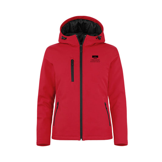 Clique Equinox Insulated Womens Softshell Jacket (Red)