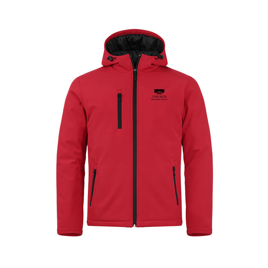 Clique Equinox Insulated Mens Softshell Jacket (Red)