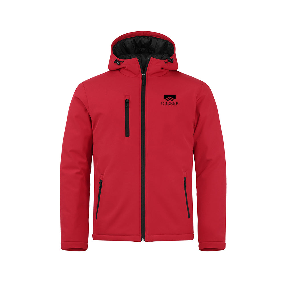 Clique Equinox Insulated Mens Softshell Jacket (Red)